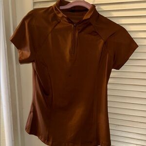 Brown Short Sleeve Women's Top NWT